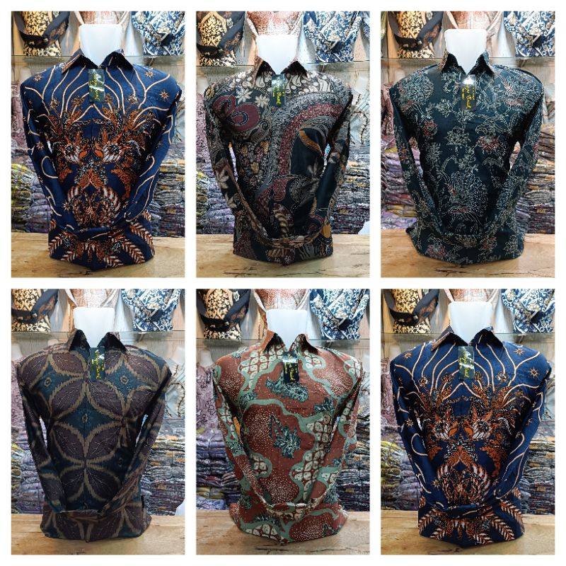 Batik Premium Puring Pria Lengan Panjang