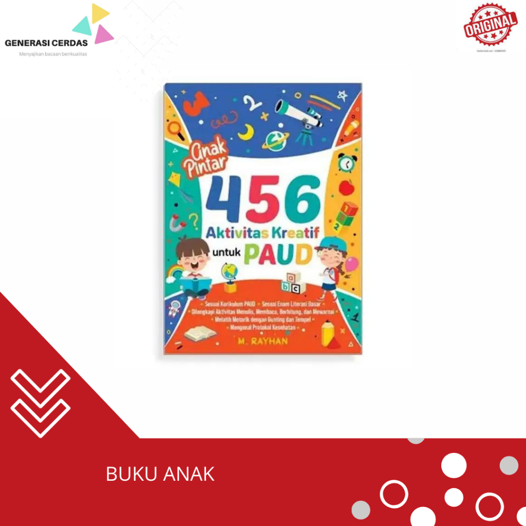 Anak Pintar 456 Aktivitas Kreatif Untuk Paud