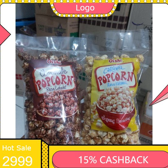 

Terlaku. Ready stok Oishi popcorn caramel - chocolate