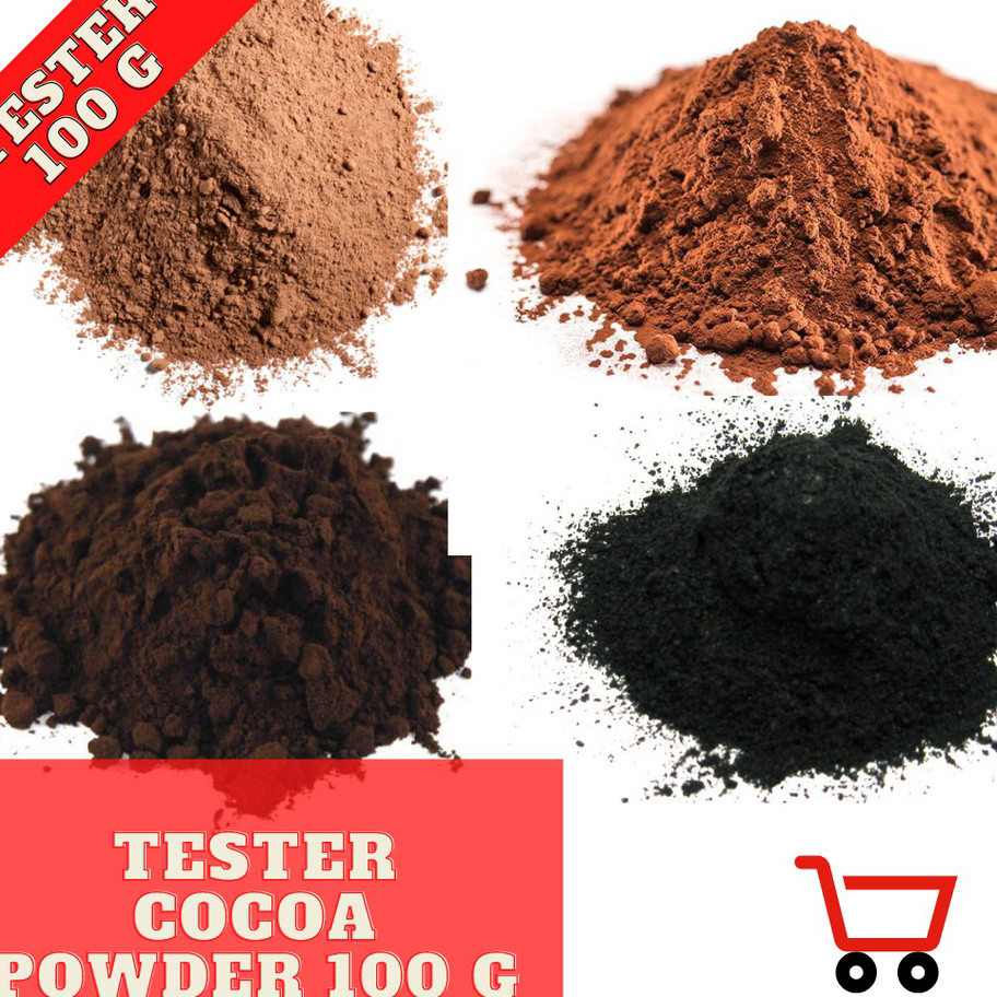 

Readystock TESTER COCOA POWDER 100 g COKLAT | 100% ASLI (BT COCOA, DELFI BROMO) Best Produk