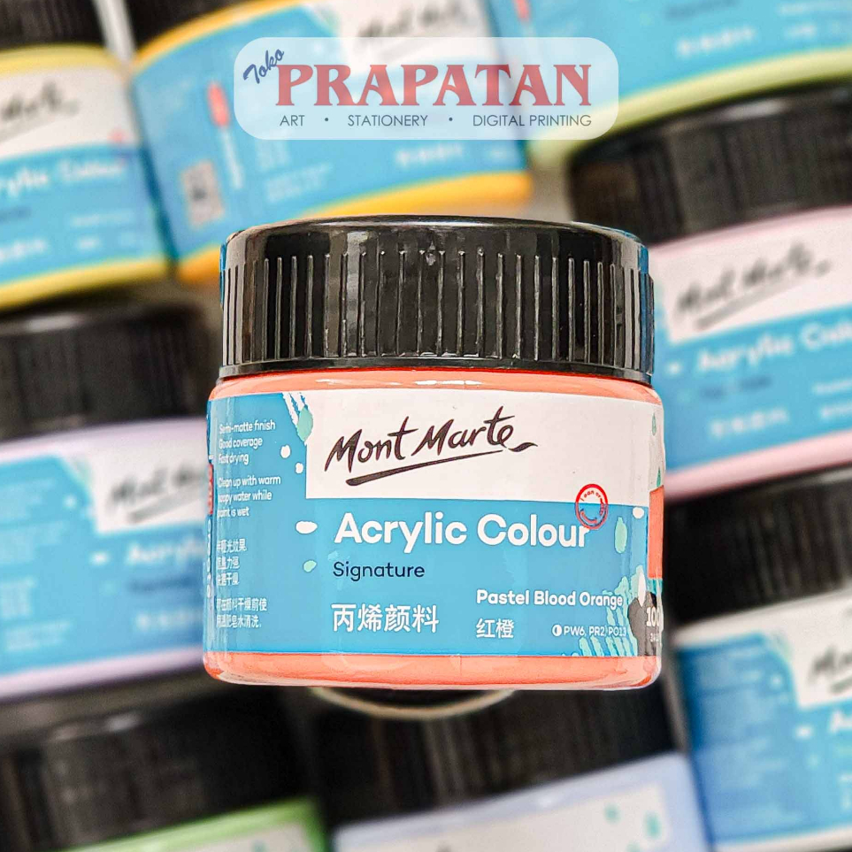 

Baru Cat Akrilik Mont Marte PASTEL Signature 100ml | Mont Marte Acrylic ➻➶✱✼