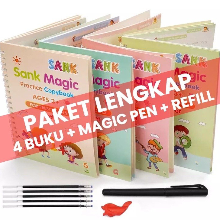 

Terupdate Buku Sank Magic Practice Book 1 SET ISI 4 BUKU + PULPEN Laris