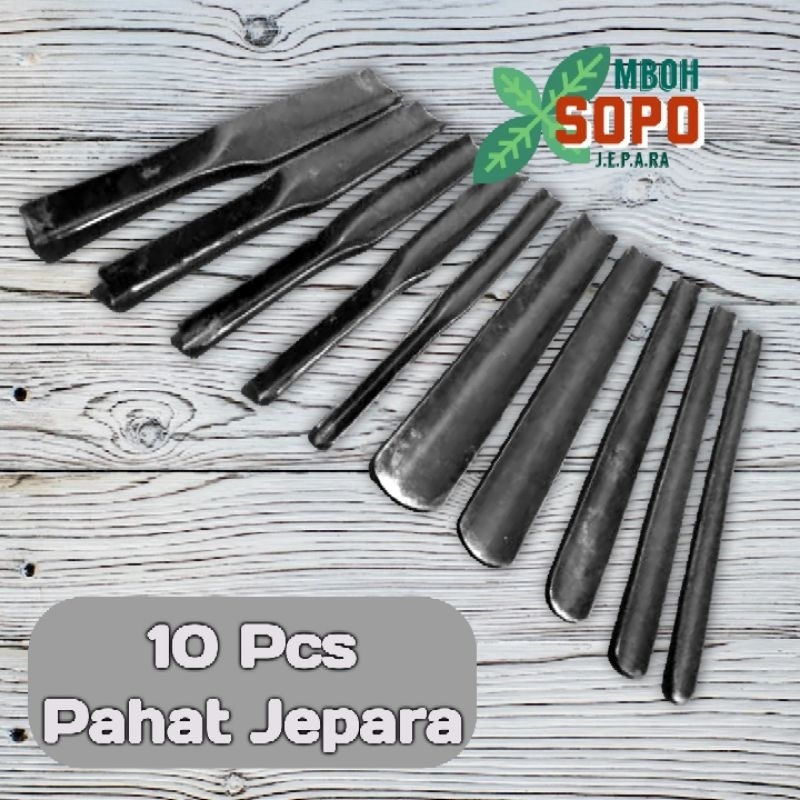 Alat Ukir Kayu, Pahat/Tatah Ukir Jepara Kol dan Coret, Set 10 Pcs , Set L