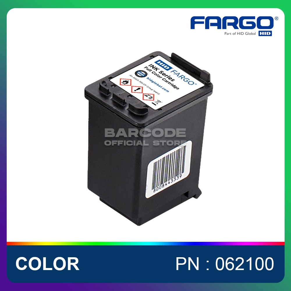 Cartridge 062100 Tinta Printer ID Card Fargo INK1000 Color Warna YMC