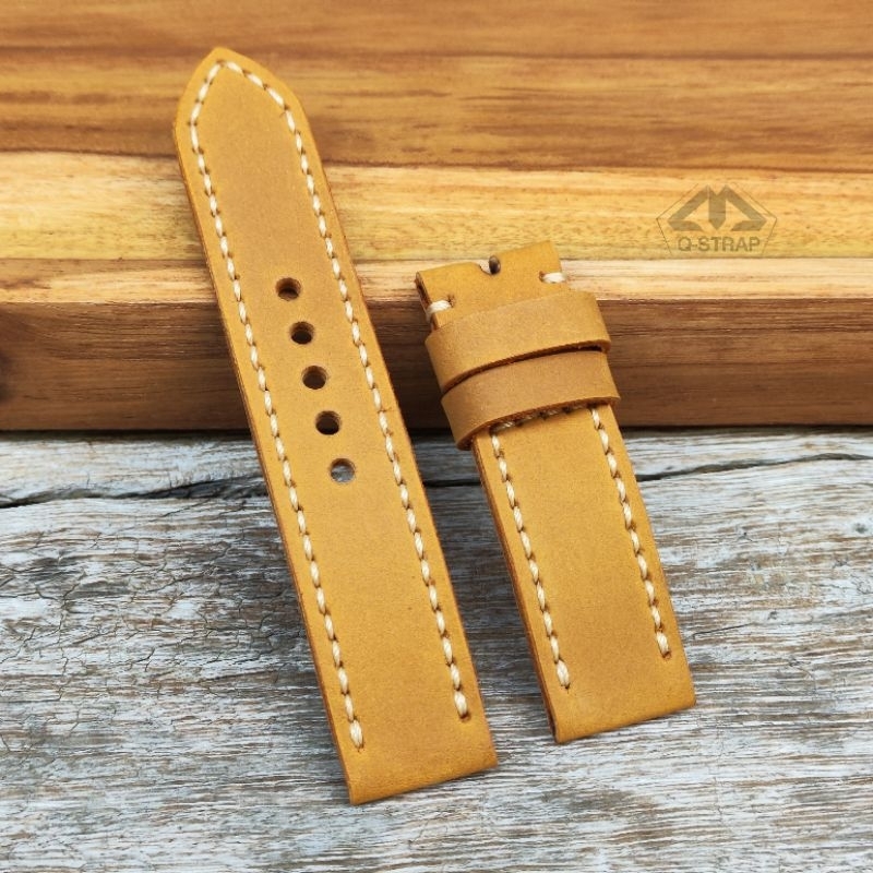 Tali Jam Kulit Asli Handmade / Strap Jam tangan kulit asli / Tali kulit jam tangan