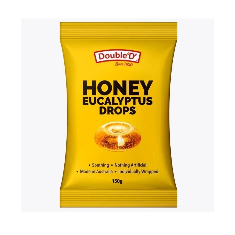 

Double D Eucalyptus & Honey Drops 150g