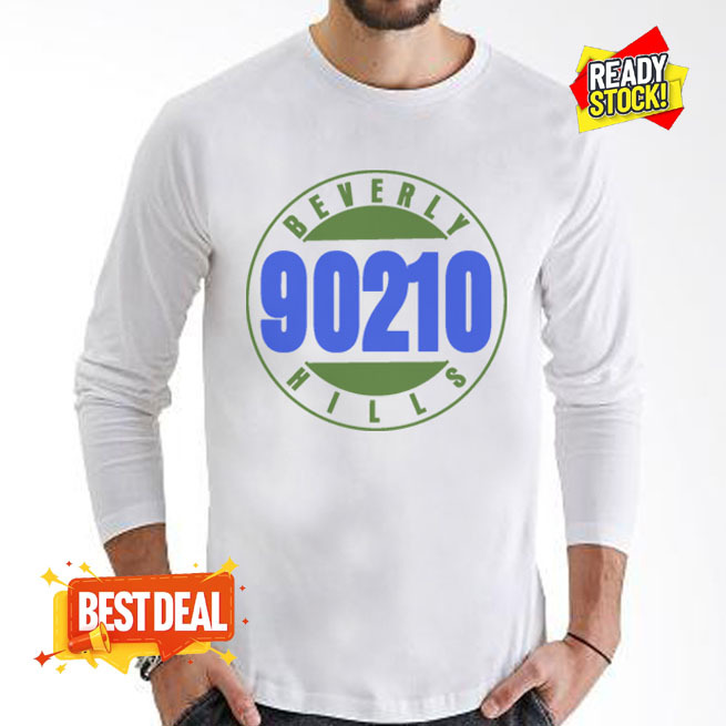 Kaos Tangan Panjang Beverly Hills 90210 Tshirt 100% Cotton Kombed 30s