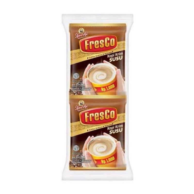 

Kopi Susu Fresco Renteng ( 27g x 10pcs)