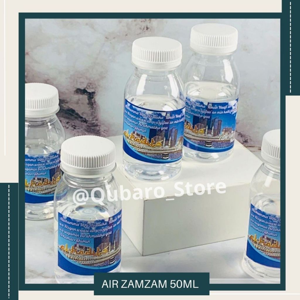 

Air Zamzam Botol 50ML 80ML || Air Zamzam Oleh Oleh Haji Umroh || Air Zamzam Asli Mekkah