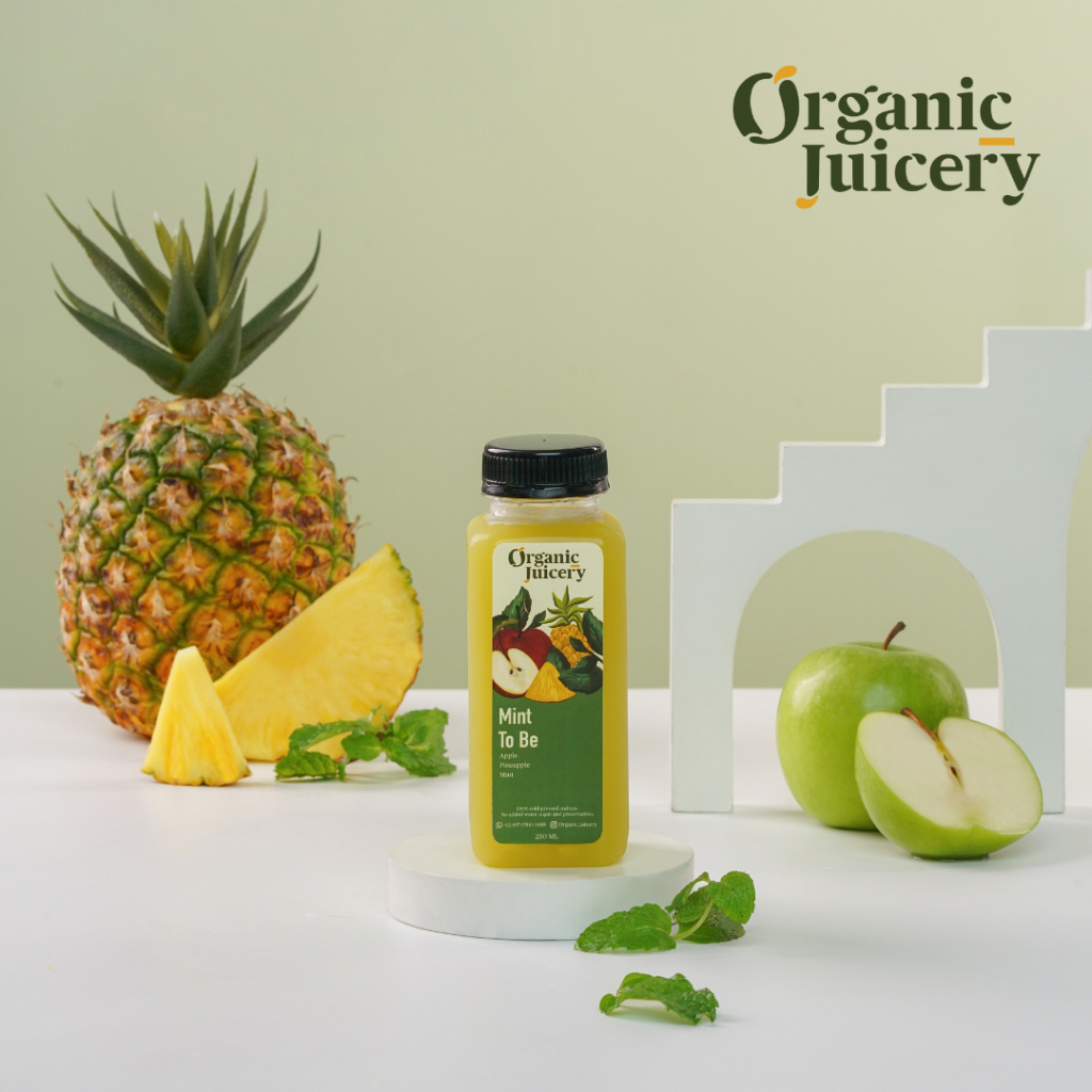 

Mint To be 250ml | Green Apple, Pineapple, Mint 100% Cold Pressed Juice | Jus Apel Hijau, Nanas, Daun Mint Tanpa Campuran Air