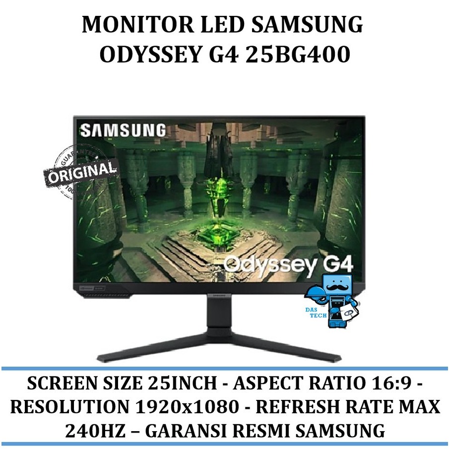 Monitor LED SAMSUNG Odyssey G4 25BG400 G-SYNC - Garansi Resmi