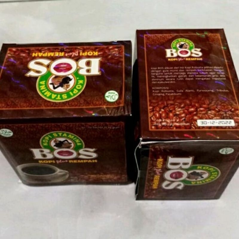 

KOPI_BOS_ORI BOZZ COFFEE REMPAH ECER 6/12 BUNGKUS KOPI