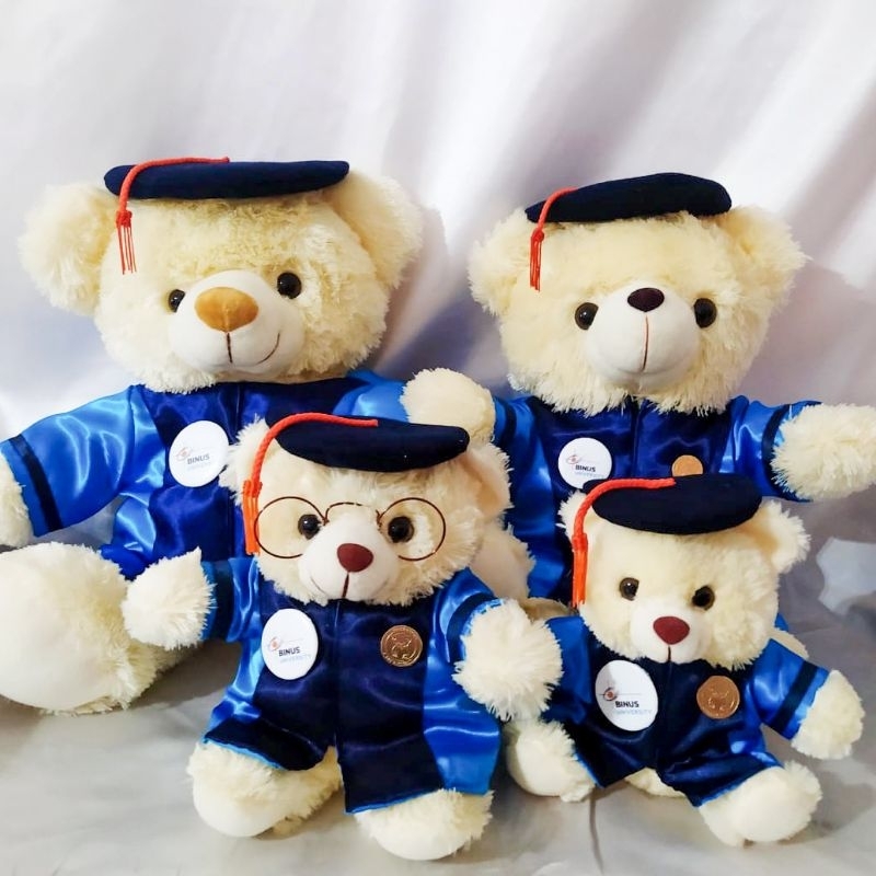 Boneka Wisuda Binus Premium | Bina Nusantara University | Kado Wisuda Binus