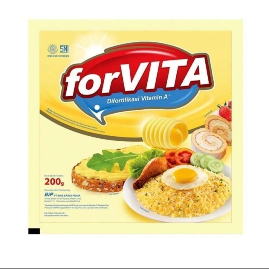 

Mentega / Margarine Forvita 500GR-1KG