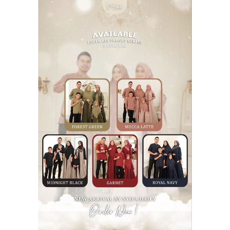 TERBARUUU EDELWEIS DRESS KIDS By SYIFA DAILY