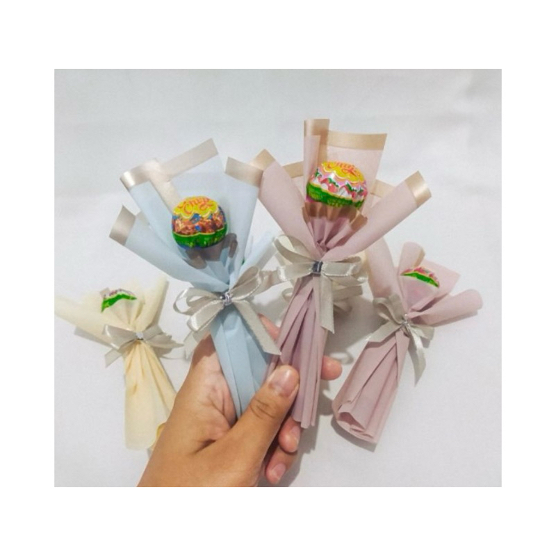 

buket mini permen cupa cups chupa cups