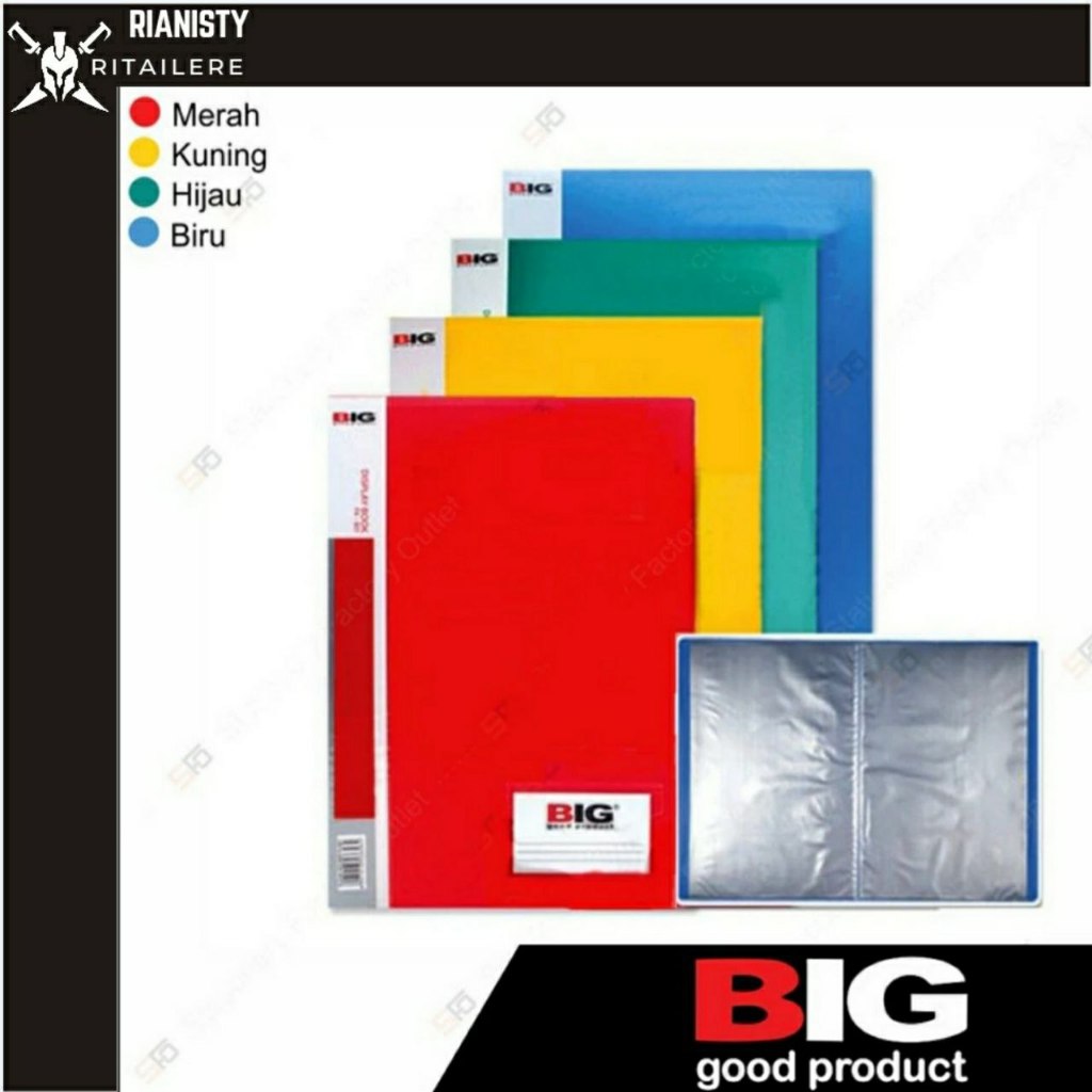 

Clear Holder Big F4 isi 40 (F4-802) - Merah