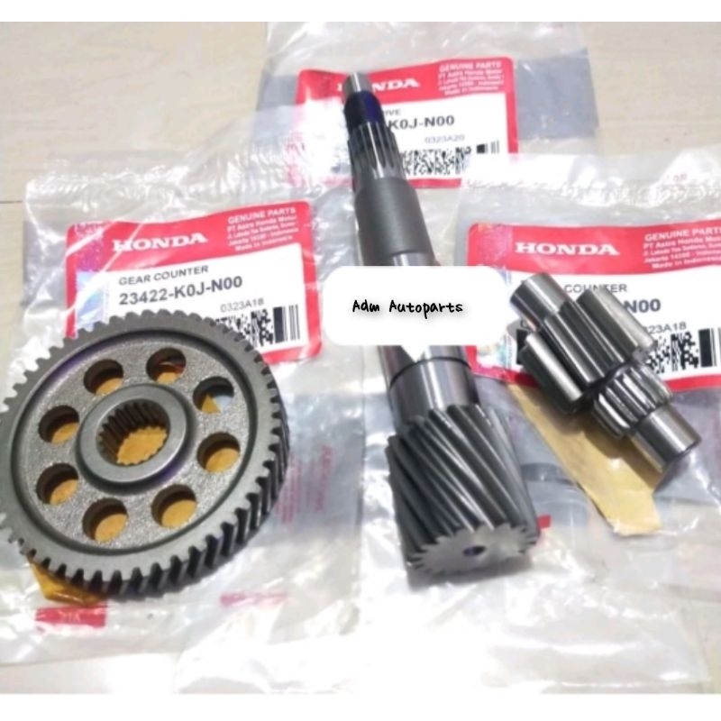 GIGI RASIO 3PCH KOJ GENIO (2019-2023) BEAT NEW LED (2020+2024) BEAT DELUXE (2020+2024) BEAT STREET N