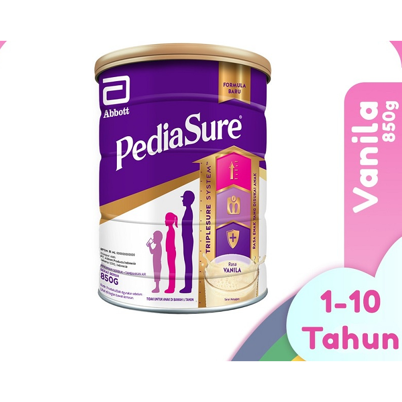 

PEDIASURE Triplesure Vanila Susu Tin 850g 850 g