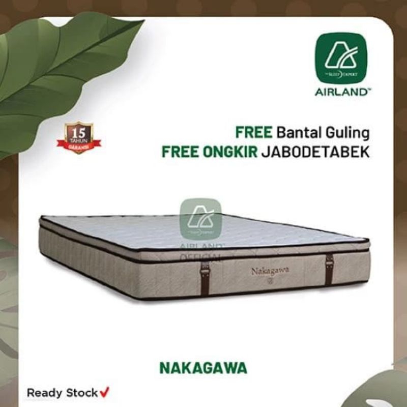 SPRING BED NAKAGAWA MODERN SPRING BED MINIMALIS SPRING BED TERLARIS.SPRING BED AIRLAND KASUR AIRLAND