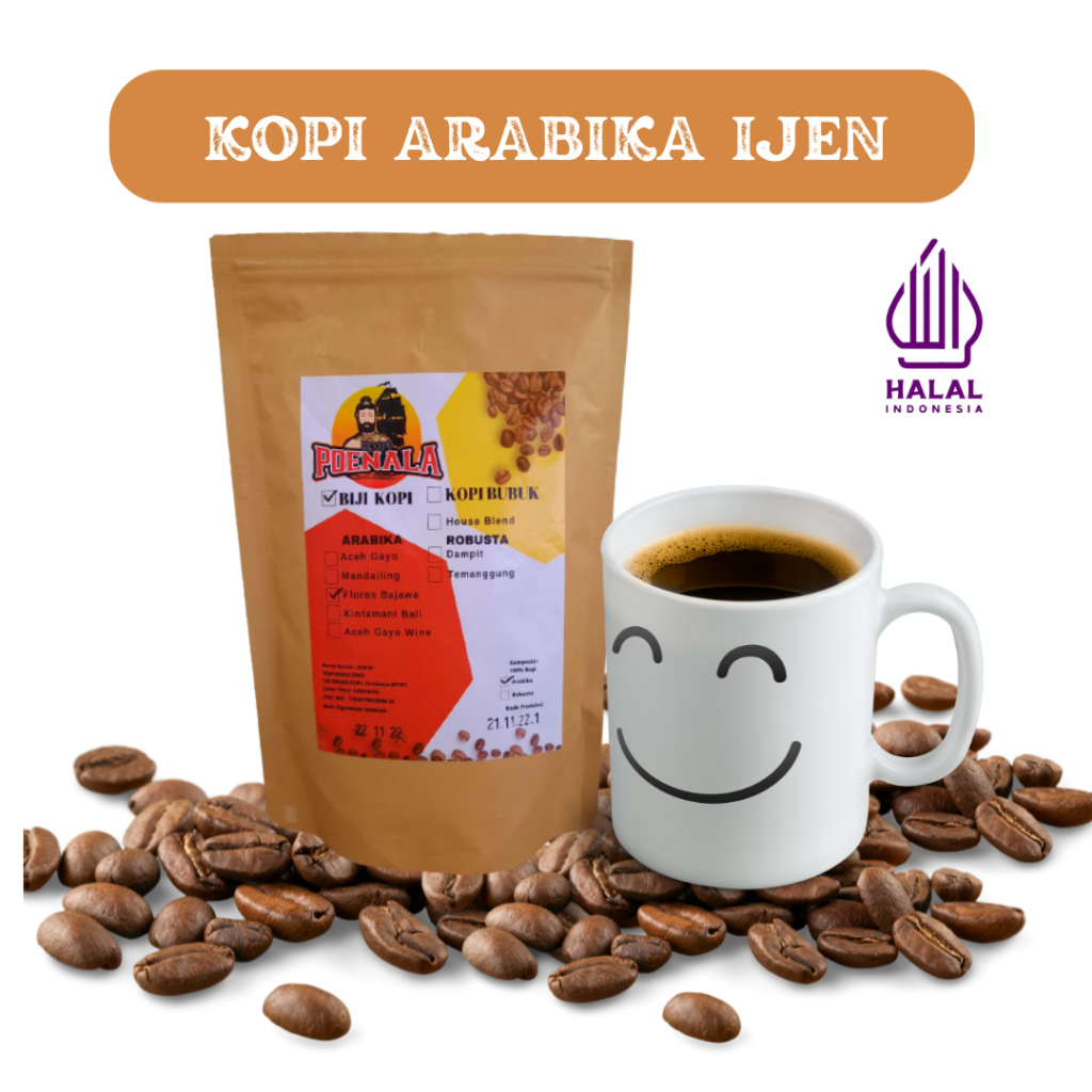 

KOPI BUBUK ARABIKA IJEN HITAM ASLI MURNI KHAS NUSANTARA INDONESIA BIJI SANGRAI MANUAL BREW V60 VIETNAM DRIP 250GR 500GR 100GR 1000GR