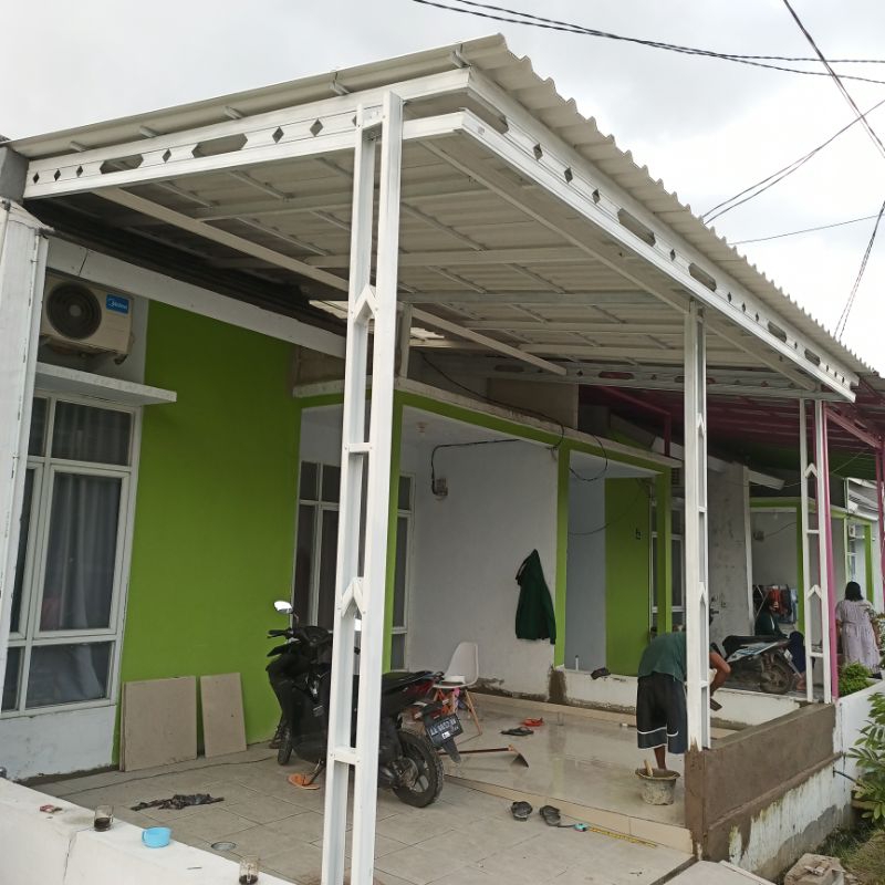 KANOPI ALDERON UPVC DOUBLE LAYER DG BAJA RINGAN 0,75. UNTUK AREA CIKARANG CIBITUNG