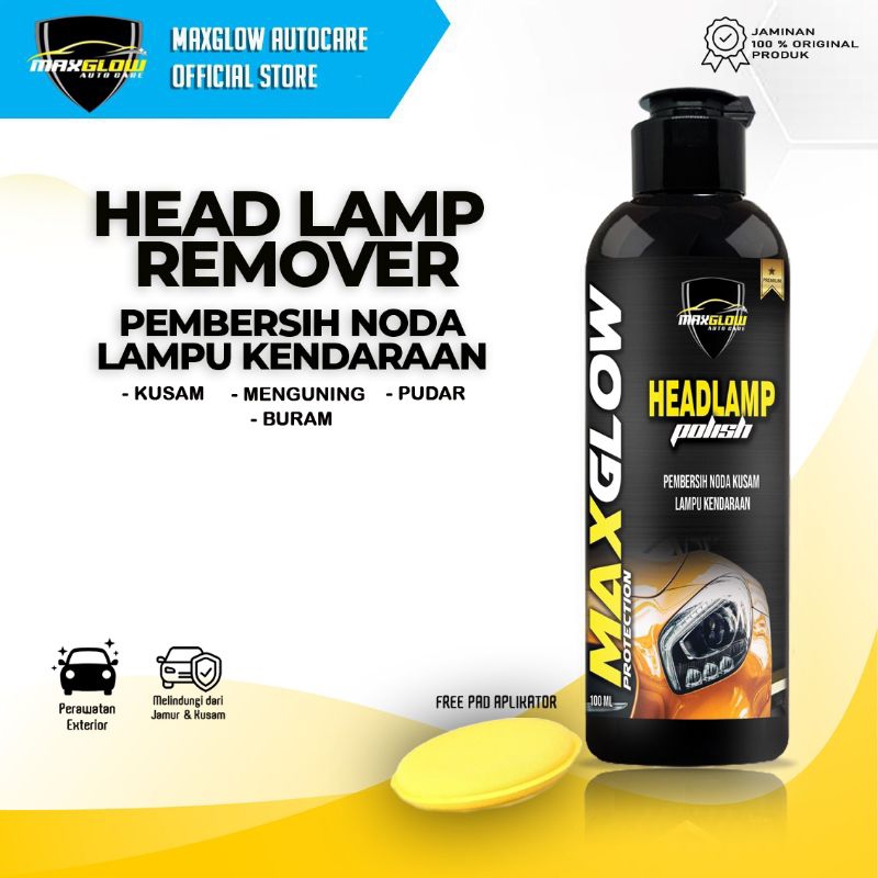 Headlamp Polish Pembersih Lampu Mobil Pembersih Kaca Lampu Mobil yang Buram Kuning Kusam