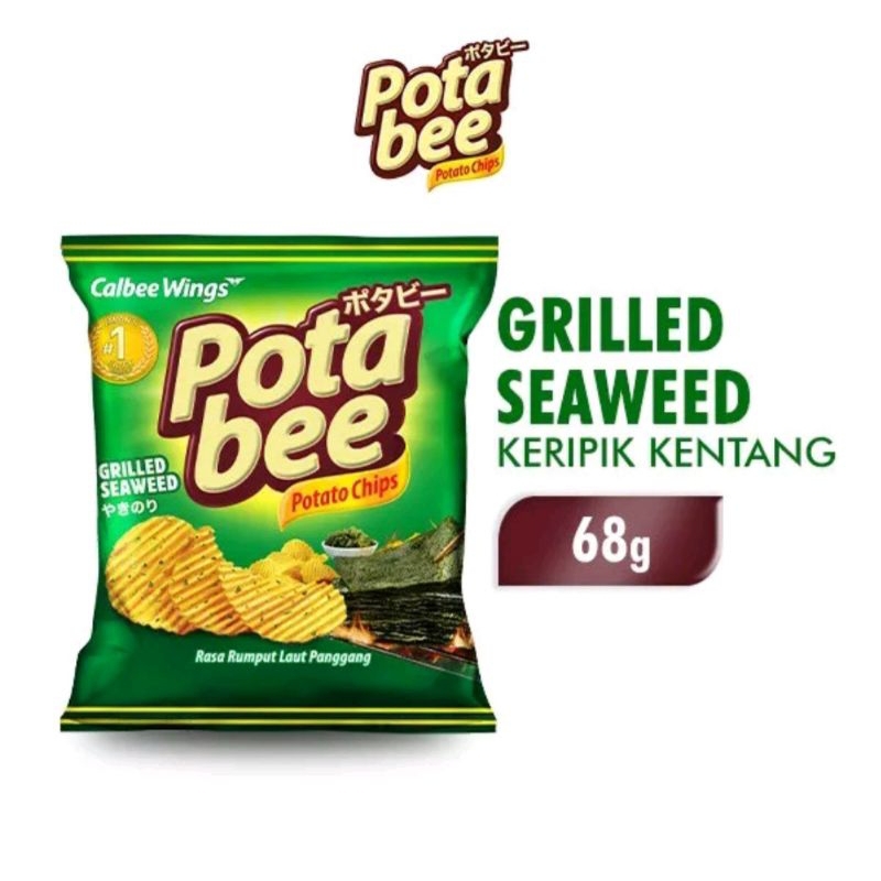 

POTABEE KERIPIK KENTANG GRILLED SEAWEED 68GR