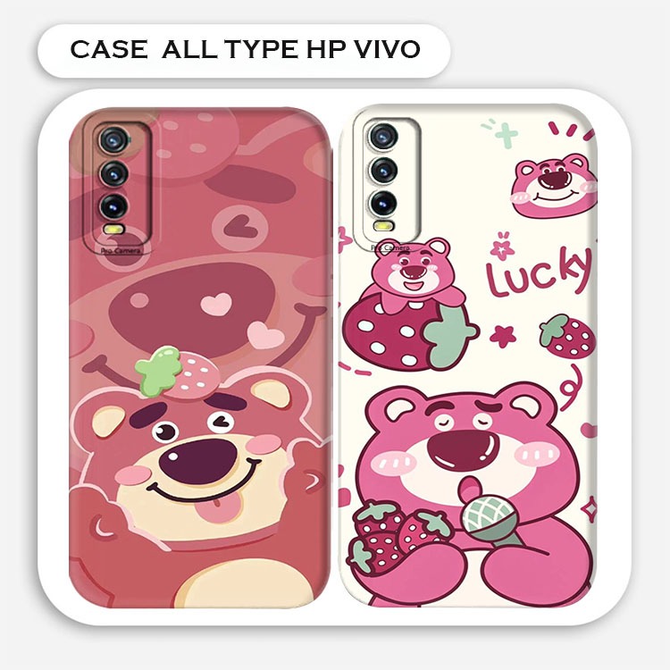 Casing Softcase Custom Vivo Y20 / Y20S / Y12A / Y20A / Y20i / Y12S Motif Kartun Lostoo Cute Viral Ca