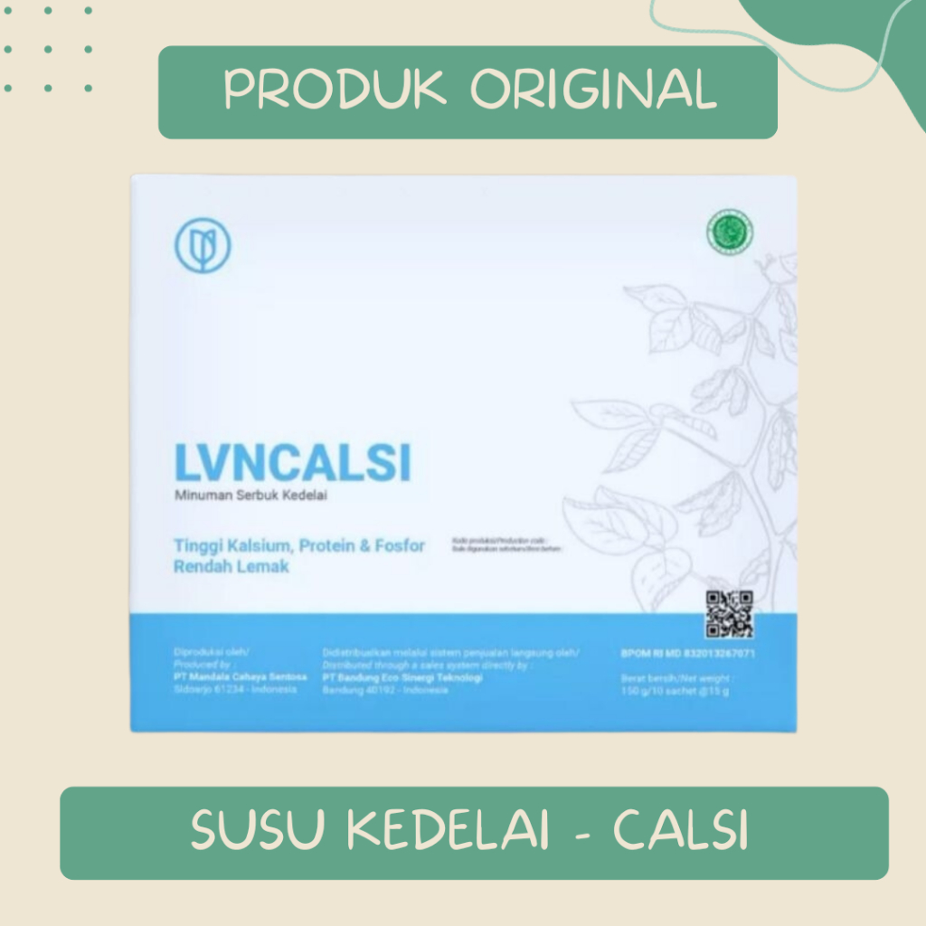 

SUSU KEDELAI - MENINGKATKAN NAFSU MAKAN ANAK - 1 KOTAK 10 SACHET - CALLCIUM - ORIGINAL - SUSU BUBUK