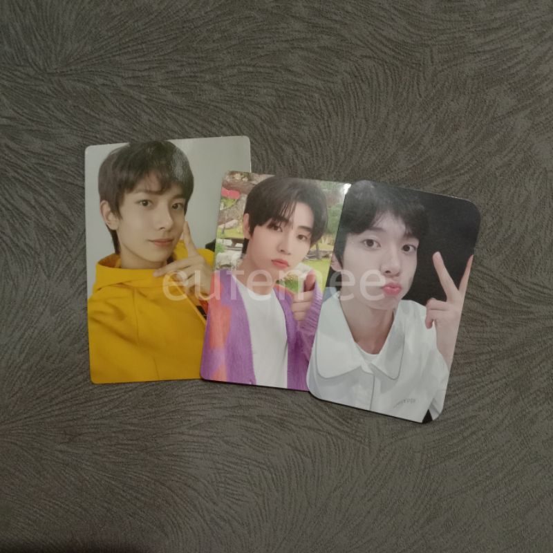 Photocard pc enhypen heeseung neck pillow np memkit sunghoon sg season greeting