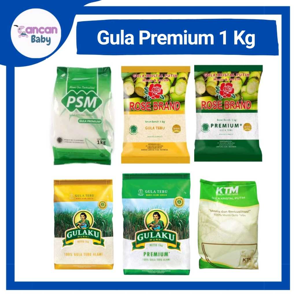 

Gula Putih Premium 1kg Kemasan Pabrik Sembako Jatim