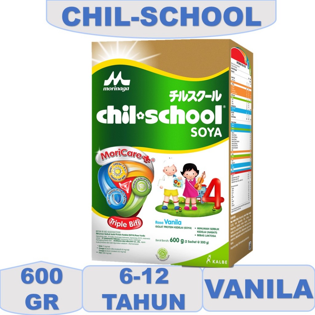 

Chil School Soya 600gr Rasa Vanila - de snop