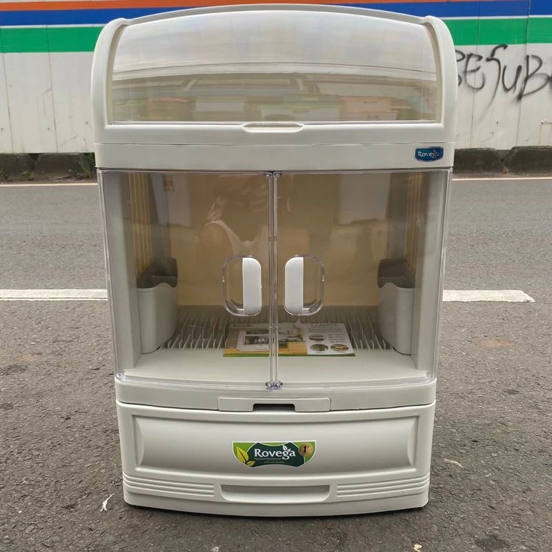 ROVEGA - Lemari Rak Piring Rovega Pladys Terbaru / Rak Piring / Rak Piring  Dapur