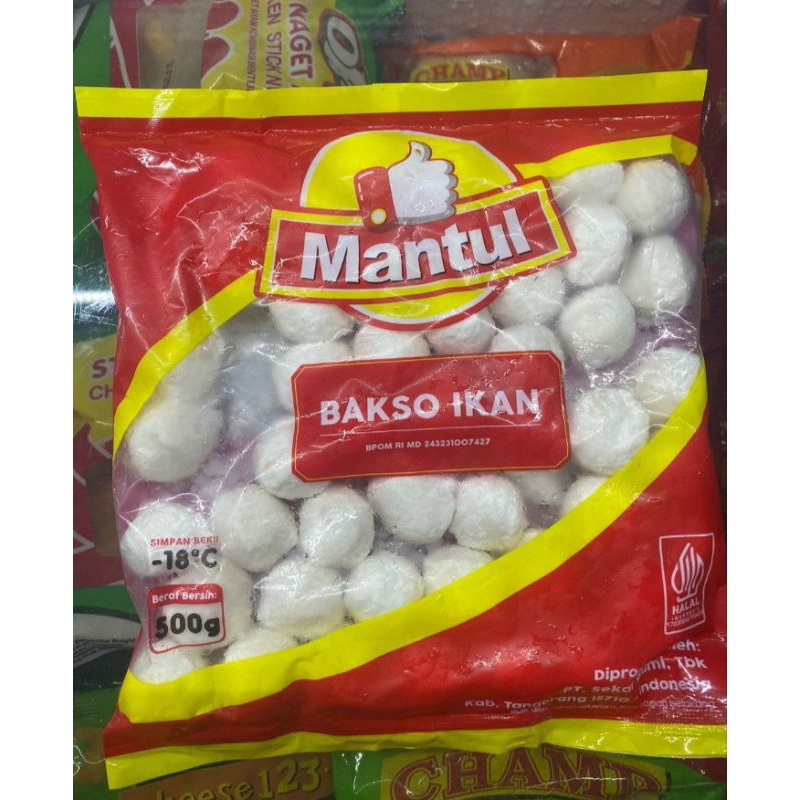 

Mantul Bakso Ikan isi 500gram Termurah