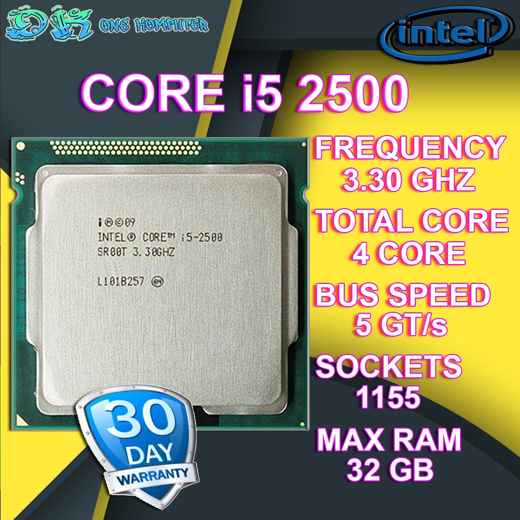 Processor Lga  1155 Core i5 2500 3.3Ghz Sandy Bridge
