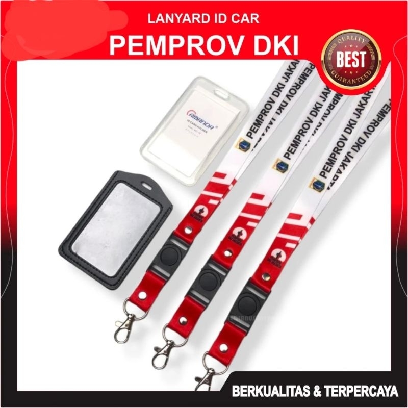 

DKI JAKARTA Tali lanyard id card PEMPROV DKI JAKARTA printing full colour