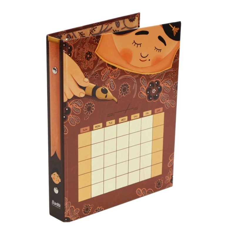 

Bantex Binder A5 25mm 20 Ring Fancy Batik
