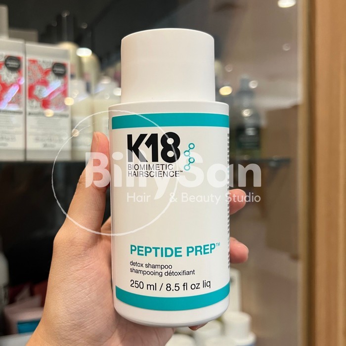 

K18 Peptide Prep Detox Shampoo 250 ml. rambut virgin, sebum