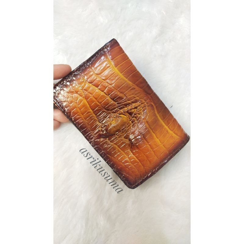 Dompet Pria kulit Buaya ASLI Merauke Papua