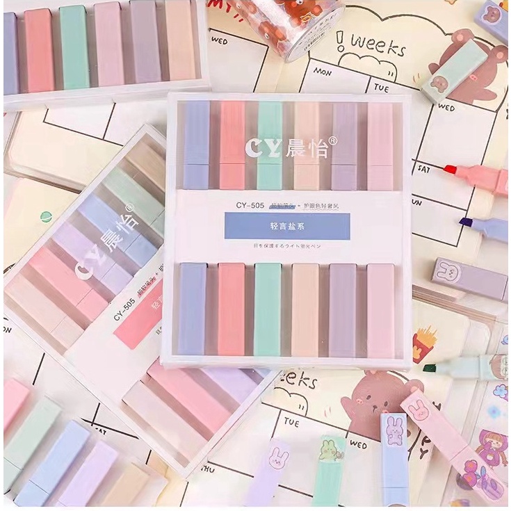 

Ready HIGHLIGHTER PEN MARKER TIP SOFT LINER PASTEL ↕➨⁑✲