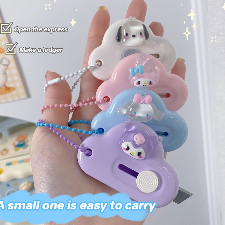 

Best Product COD✨ Cutter Mini Sanrio Awan / Curter Mini Cinnamoroll Kuromi Melody / Pisau Kecil Cinnamoroll Melody Kuromi-YES