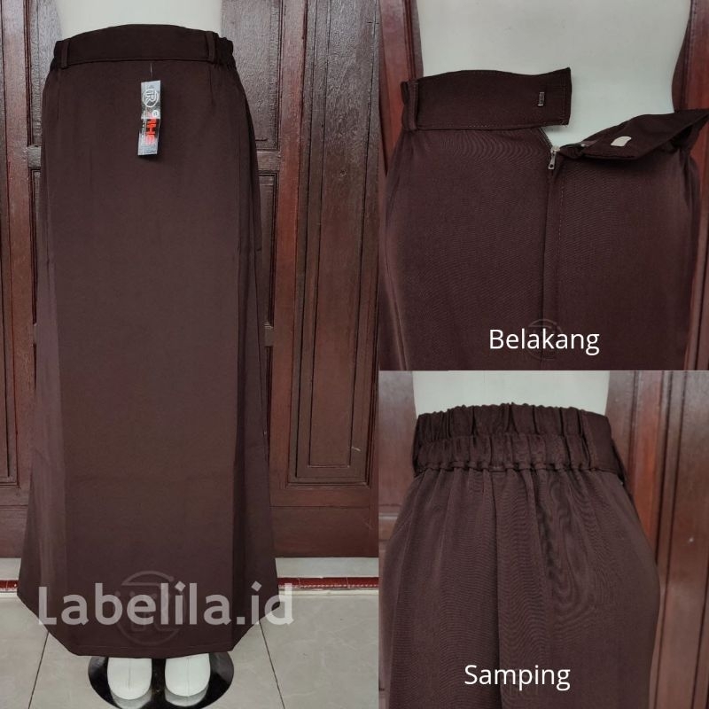 Rok Pramuka Panjang // Rok Panjang Formal // Rok Panjang Span // Rok Kerja Span Coklat // Rok Guru  