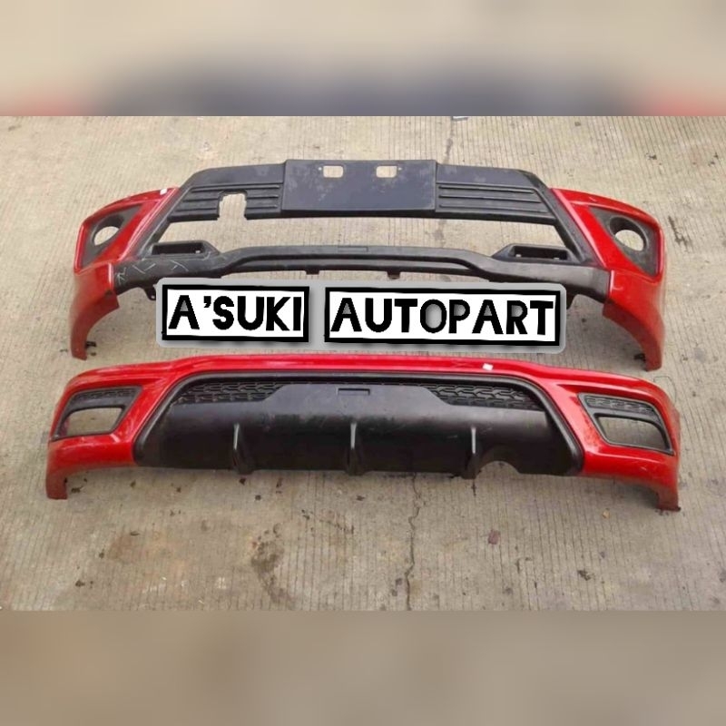 bodykit bemper depan belakang toyota yaris 2016
