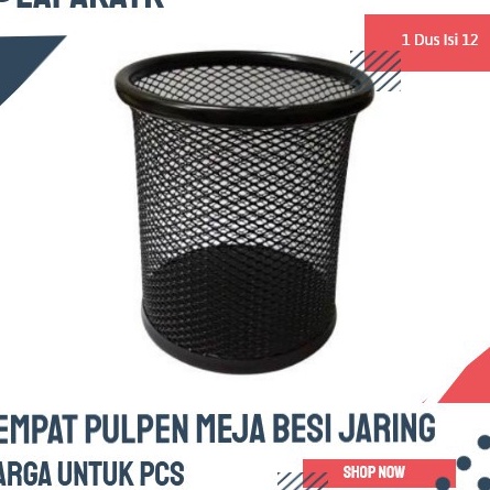 

Laris Tempat Pulpen meja besi jaring