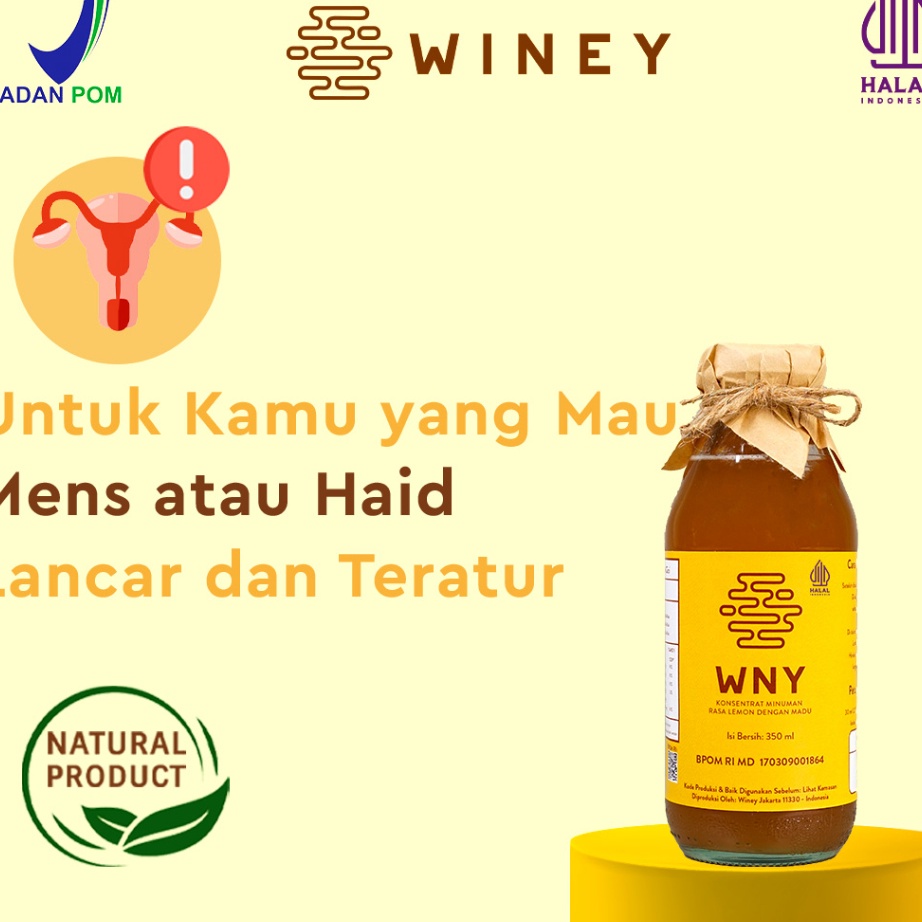 

➤➪✼✰ WNY | Atasi Mens atau Haid Tidak Teratur | Winey Healthy Drink | BPOM | HALAL | Atasi Mens atau Haid Sakit | Pelacar Mens | Pelancar Haid BERGARANSI Terkini