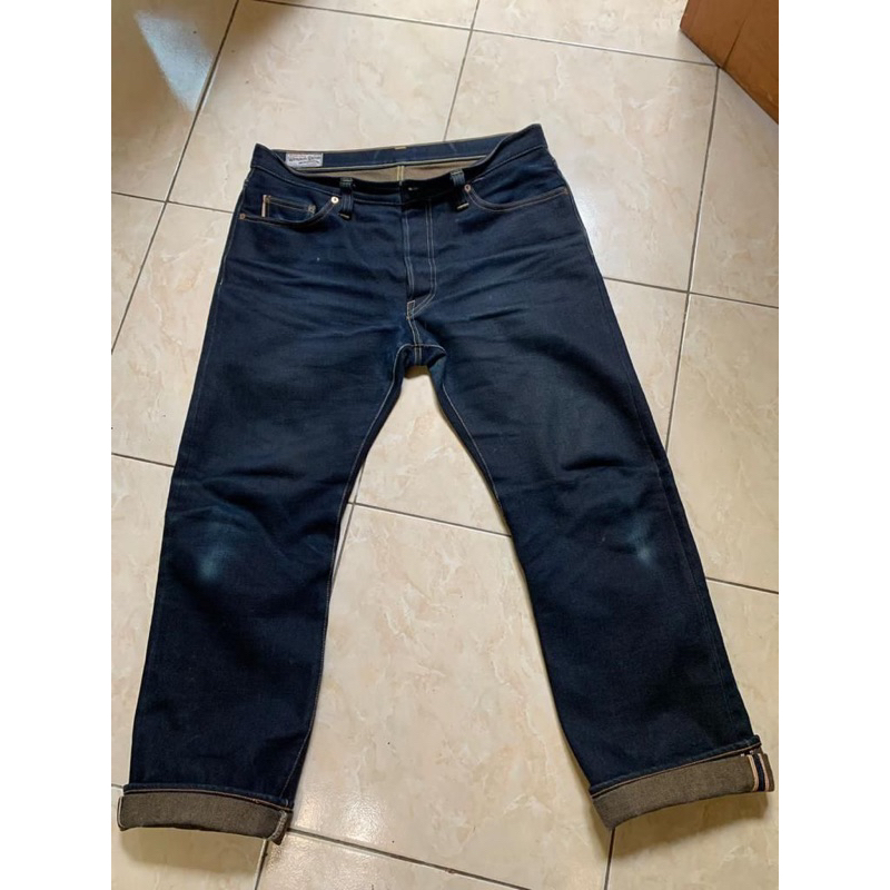 WINGMAN DENIM - INDIBROWN 17oz SIZE 36 •SECOND•