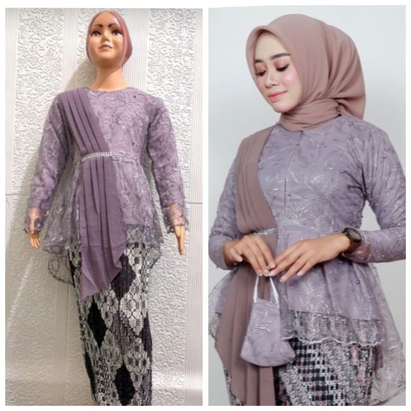 kebaya set couple ibu dan anak / kebaya modern / kebaya ibu anak