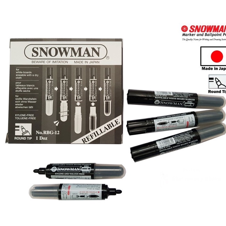 

Ready Spidol Whiteboard Snowman refillable / Spidol Snowman Whiteboard Sale