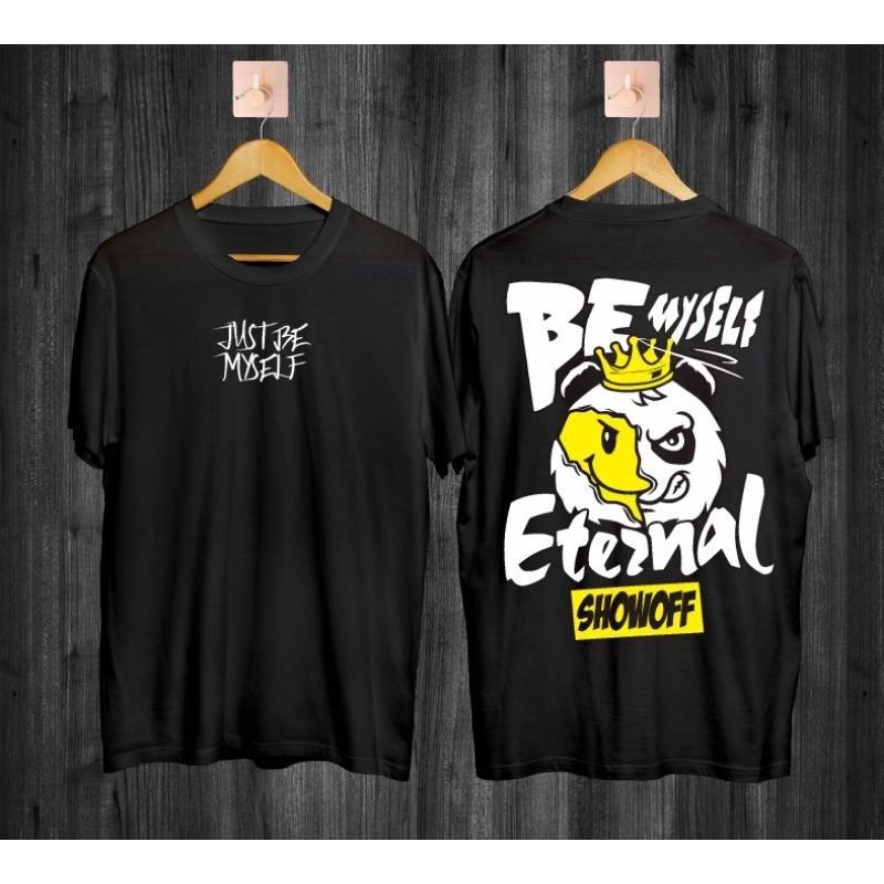 Baju Kaos Distro Motif ETESNAL T -Shirt Atasan Pria Kaos Pria Kaos Terbaru Kaos Premium  Kaos Oversi